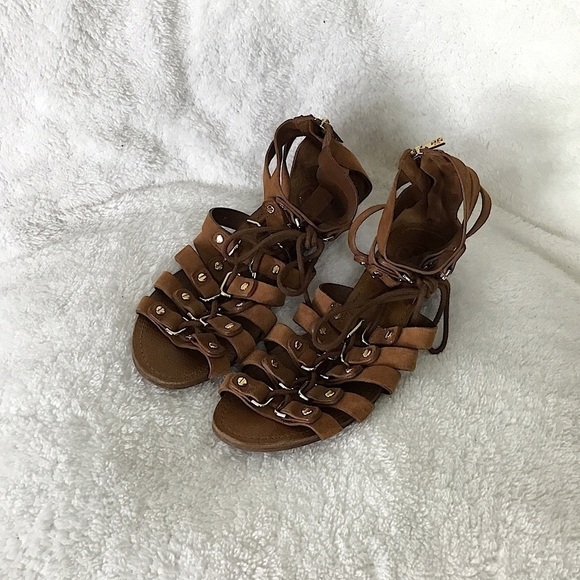 Tory Burch Brown Wedges - Picture 1 of 6